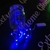 Blue LED Fairy Wire, 10 LEDs Coin Cell Batteries - REP10BlueSilver