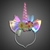 Colored Unicorn Horn with Rainbow Ears (CLOSE OUT) - HORN