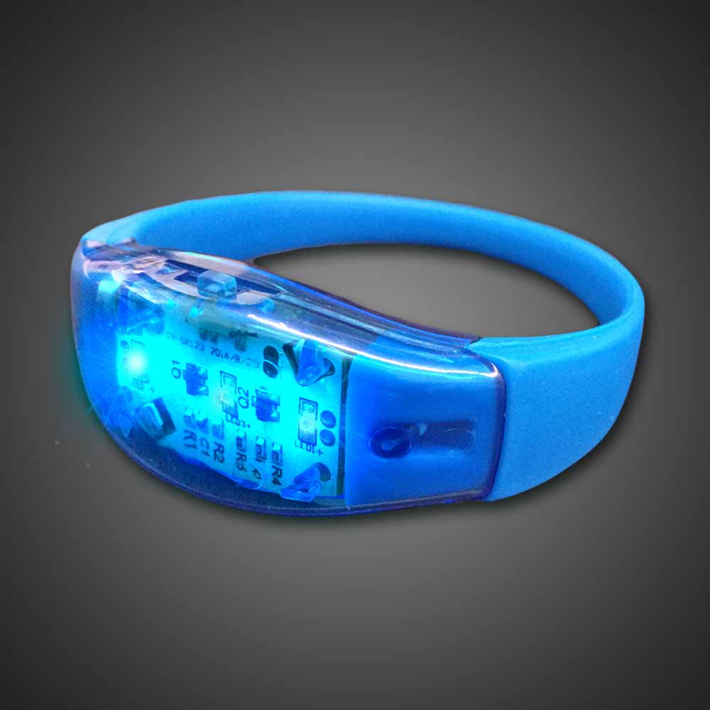 Sound Activated LED Silicone Bracelet Sound activated LED Bracelet, Lighted Bracelet, Light Up Bracelet, sound activated bracelet, Flashing Bracelet, concert, club promotion, glow night, glow run,rave, EDM, festival, school, pep rally